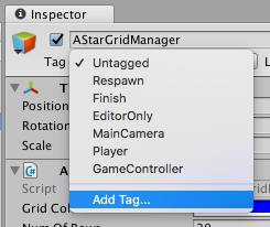 Unity Adding a Tag